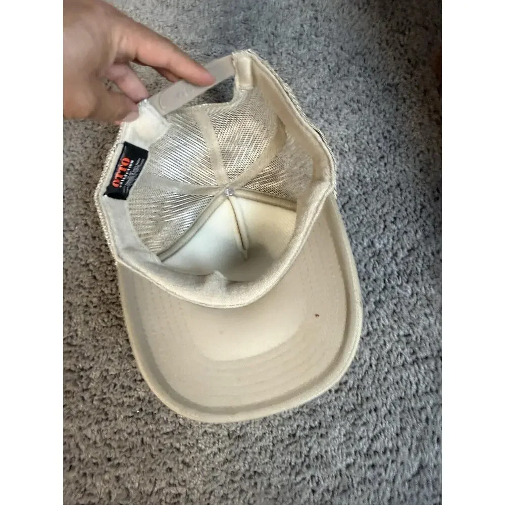 Otto Hat Cap Snap Back Mens One Size Beige John Wayne Cancer Foundation